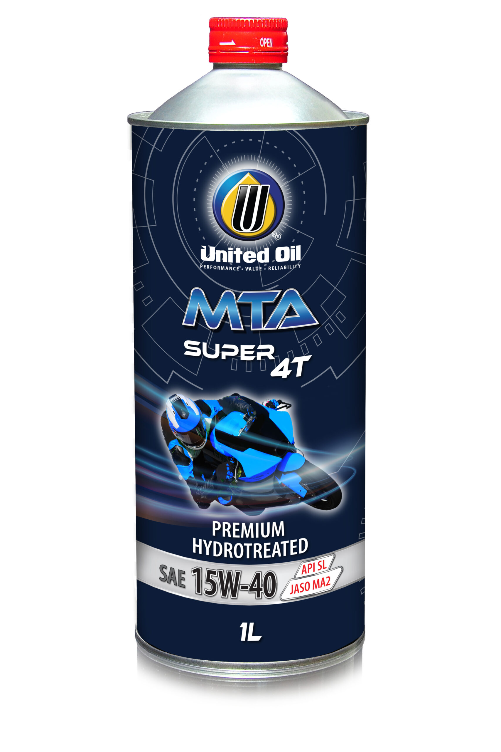 United MTA Super 4T API SL/JASO MA2 - Ảnh 1